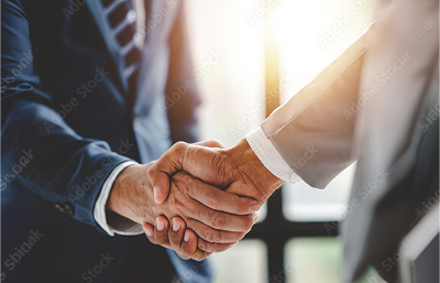 Handschlag zur Vereinbarung